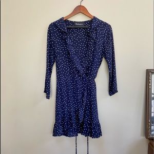 Realisation silk mini wrap dress EUC